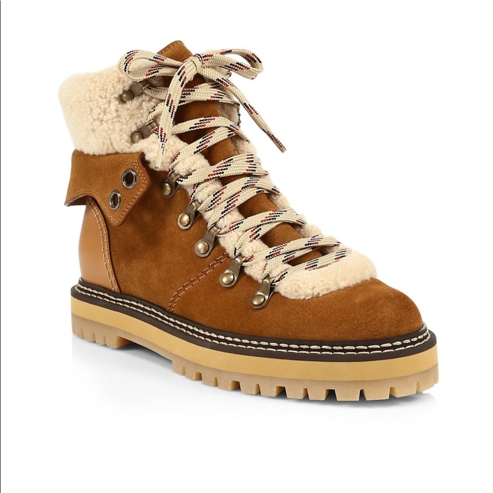 SEE BY CHLOE- EILEEN SHEARLING BOOT